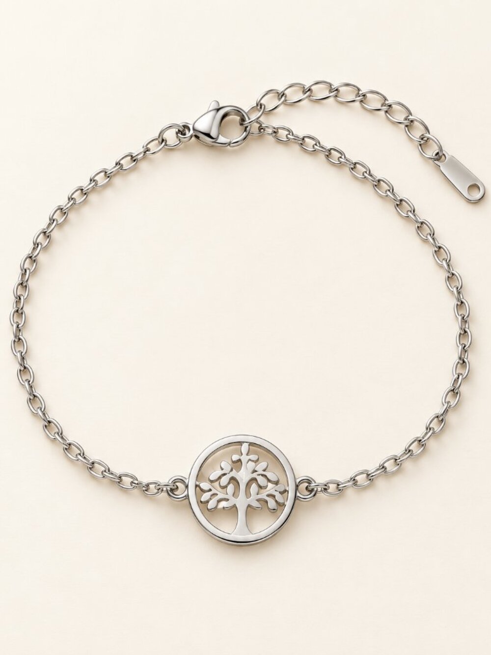 Stainless Steel Tree of Life Bracelet
